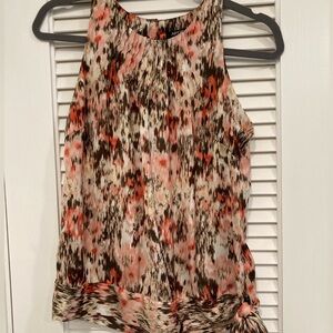 Apt 9 sleeveless smooth satin-like pink top S